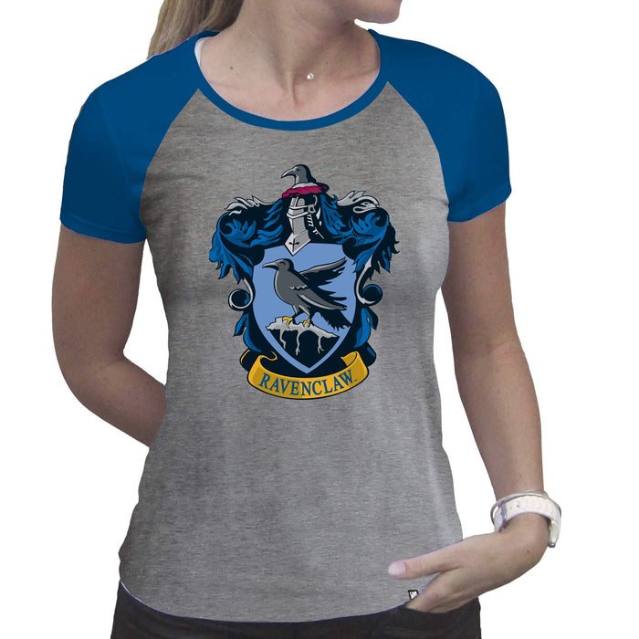 ABYstyle - Harry Potter - Tshirt - Ravenclaw - Women - Gray & Blue - Premium (XS)