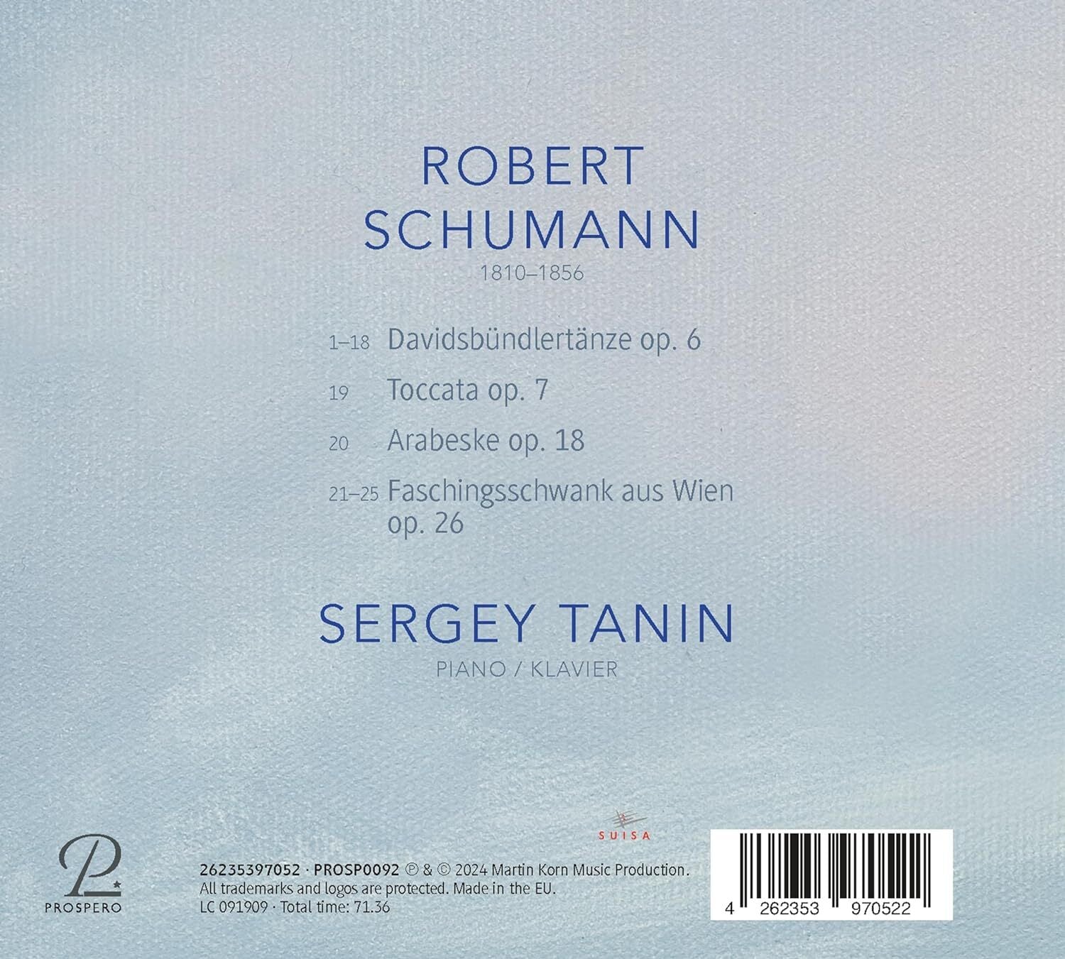 Sergey Tanin: Schumann