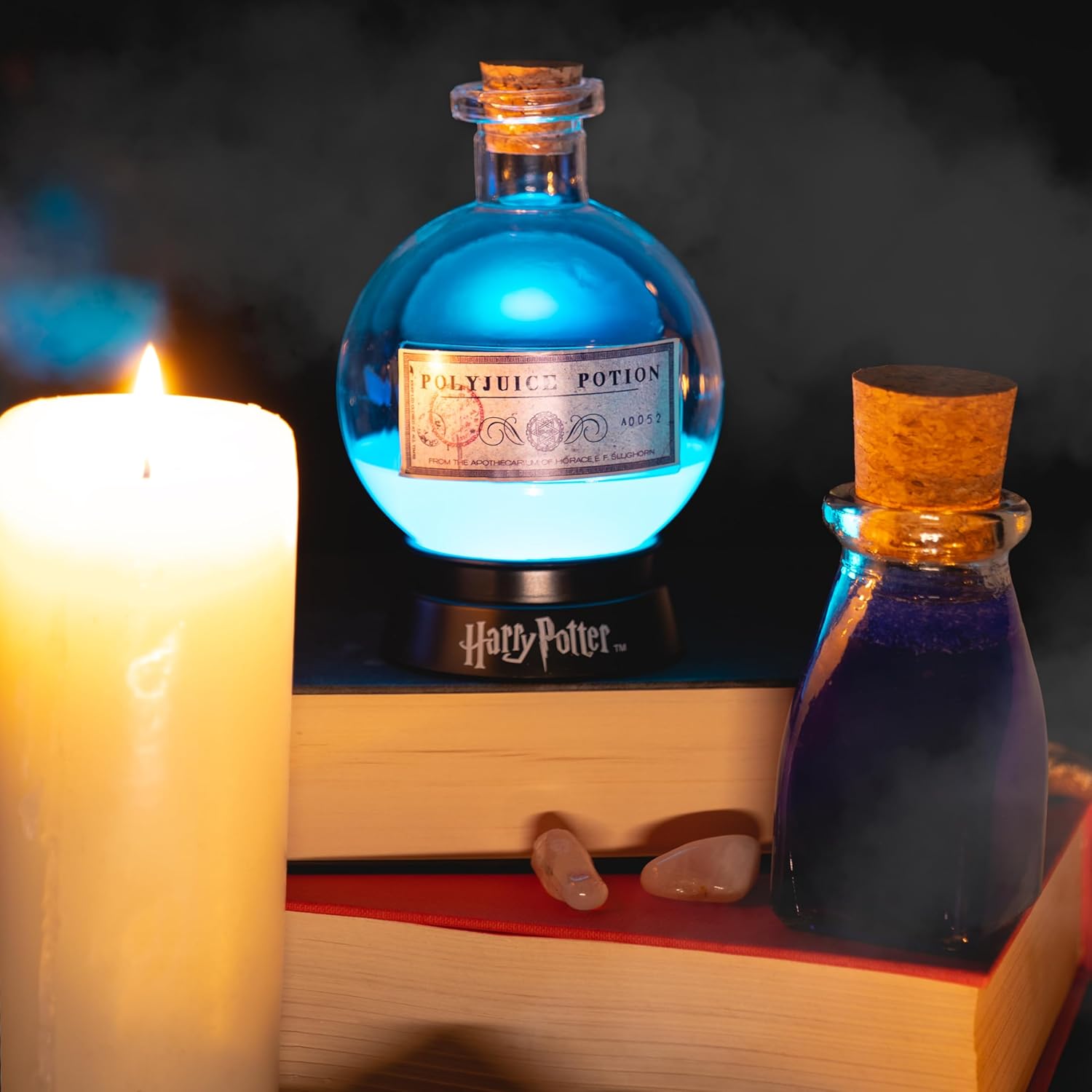 Fizz Creations Harry Potter Large Potion Lamp Multicolour. Polyjuice Potion Lamp. LED Illuminated Colour Changing. Mood Lamp, Night Light. Harry Potter Halloween Decorations. Harry Potter Gifts.