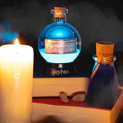 Fizz Creations Harry Potter Large Potion Lamp Multicolour. Polyjuice Potion Lamp. LED Illuminated Colour Changing. Mood Lamp, Night Light. Harry Potter Halloween Decorations. Harry Potter Gifts.