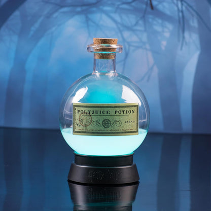 Fizz Creations Harry Potter Large Potion Lamp Multicolour. Polyjuice Potion Lamp. LED Illuminated Colour Changing. Mood Lamp, Night Light. Harry Potter Halloween Decorations. Harry Potter Gifts.