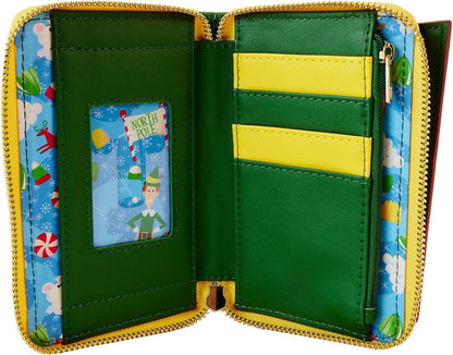 Elf 20th Anniversary Cosplay Lenticular Zip Around Wallet, Green, One Size, Wallet