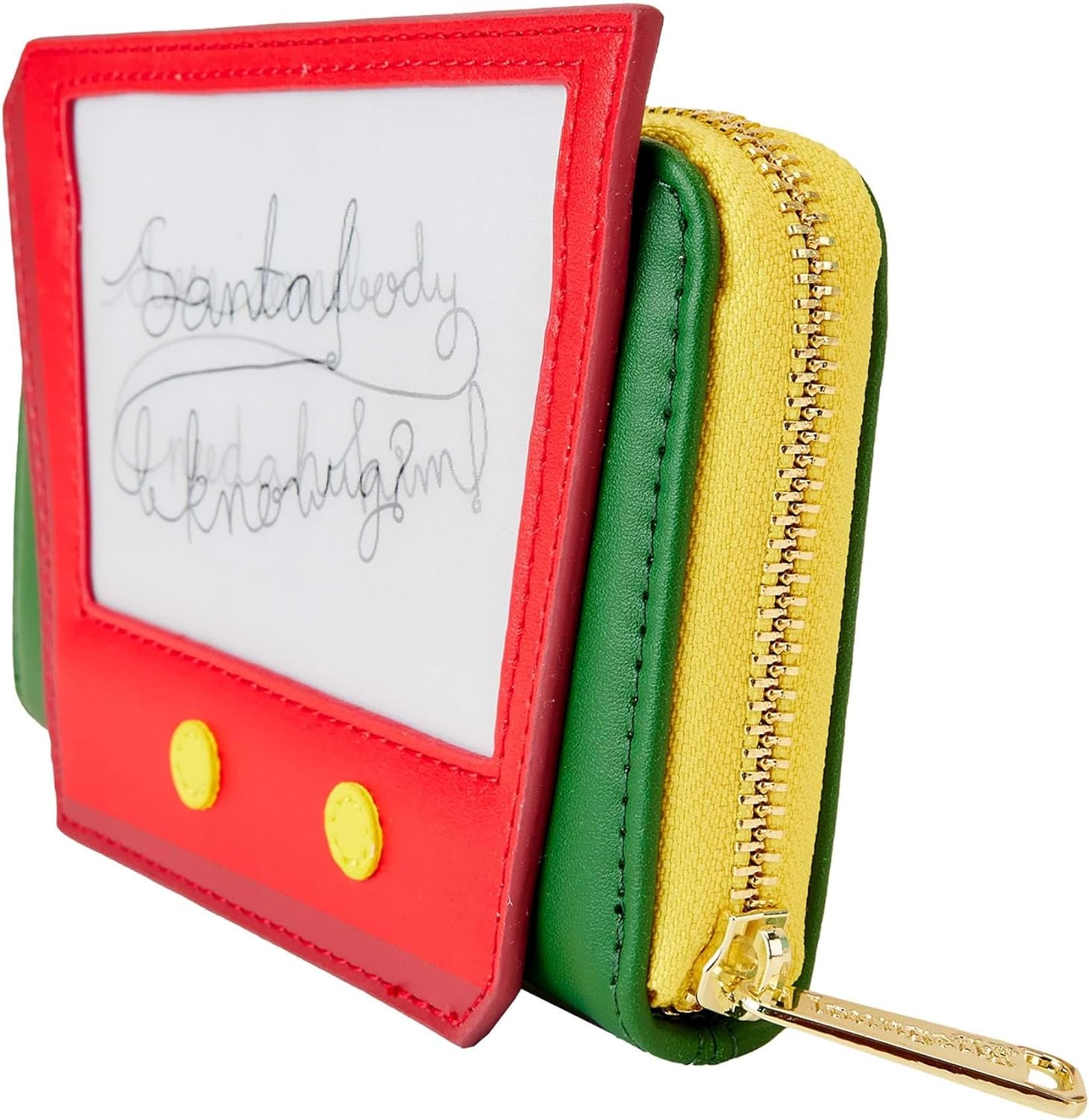 Elf 20th Anniversary Cosplay Lenticular Zip Around Wallet, Green, One Size, Wallet