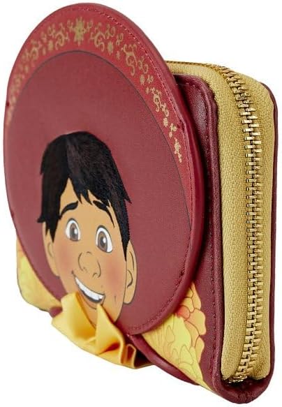 Loungefly Wallets Pixar Coco Miguel Cosplay Zip Around Wallet Red