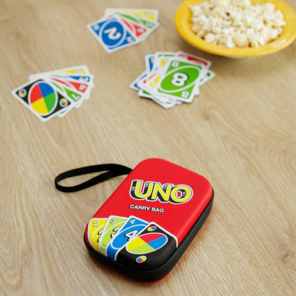 Theo Klein 5901 UNO carrying bag I Practical playing card bag for on the go I Protects cards from moisture and dust I Dimensions: 11 cm x 3.5 cm x 15.5 cm I Toys for children aged 3 and over