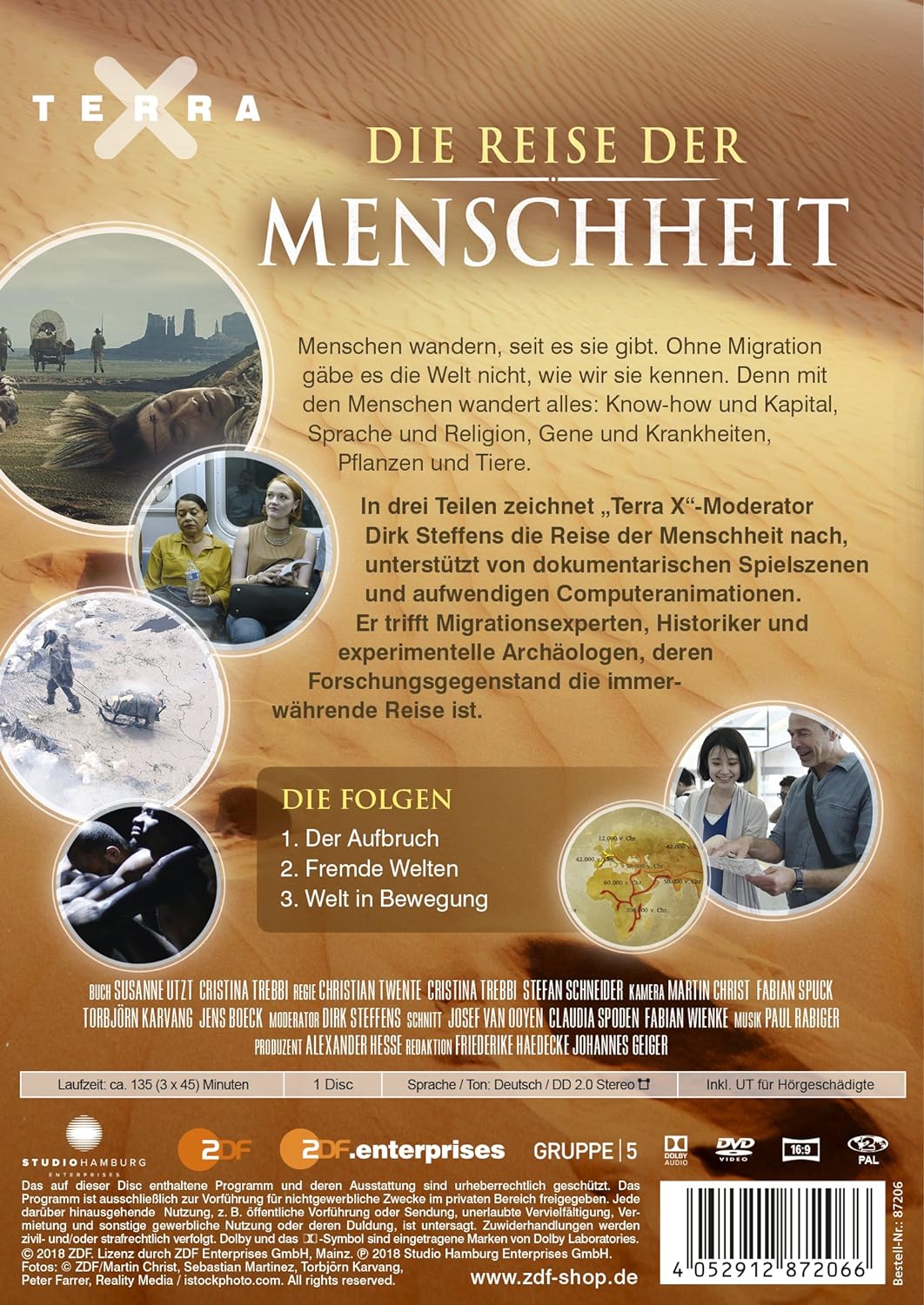 Terra X: Die Reise der Menschheit (Dreiteilige Dokumentation mit Dirk Steffens