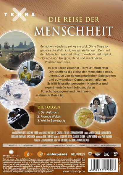 Terra X: Die Reise der Menschheit (Dreiteilige Dokumentation mit Dirk Steffens