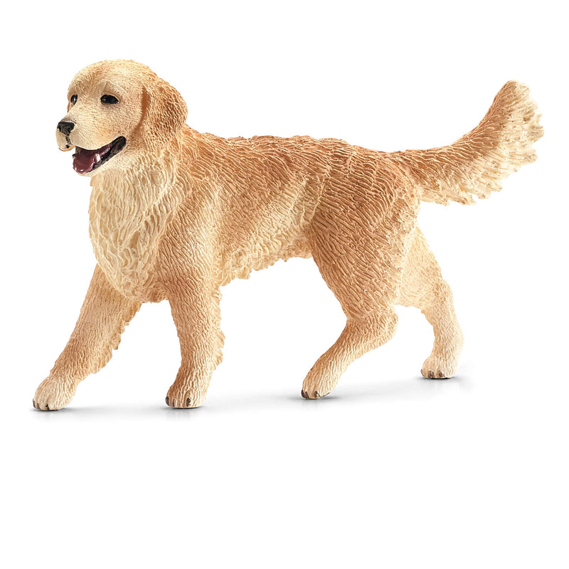 schleich 16395 Golden Retriever Hündin, ab 3 Jahren, FARM WORLD - Spielfigur, 2 x 7 x 5 cm