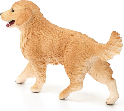 schleich 16395 Golden Retriever Hündin, ab 3 Jahren, FARM WORLD - Spielfigur, 2 x 7 x 5 cm