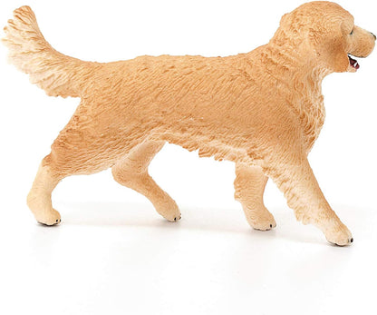 schleich 16395 Golden Retriever Hündin, ab 3 Jahren, FARM WORLD - Spielfigur, 2 x 7 x 5 cm