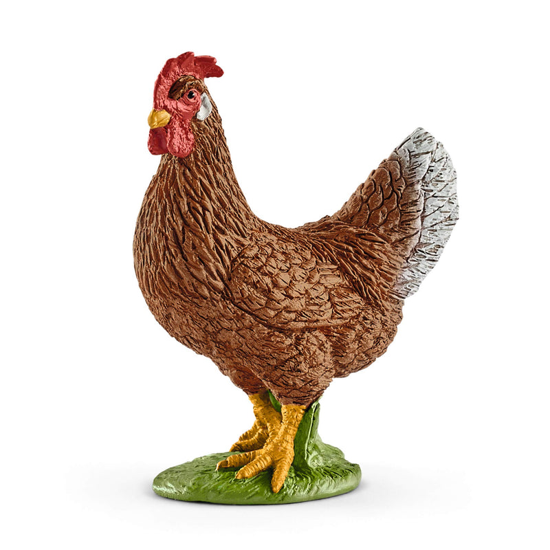 schleich 13826 Henne, ab 3 Jahren, FARM WORLD - Spielfigur, 2 x 4 x 5 cm
