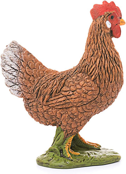 schleich 13826 Henne, ab 3 Jahren, FARM WORLD - Spielfigur, 2 x 4 x 5 cm