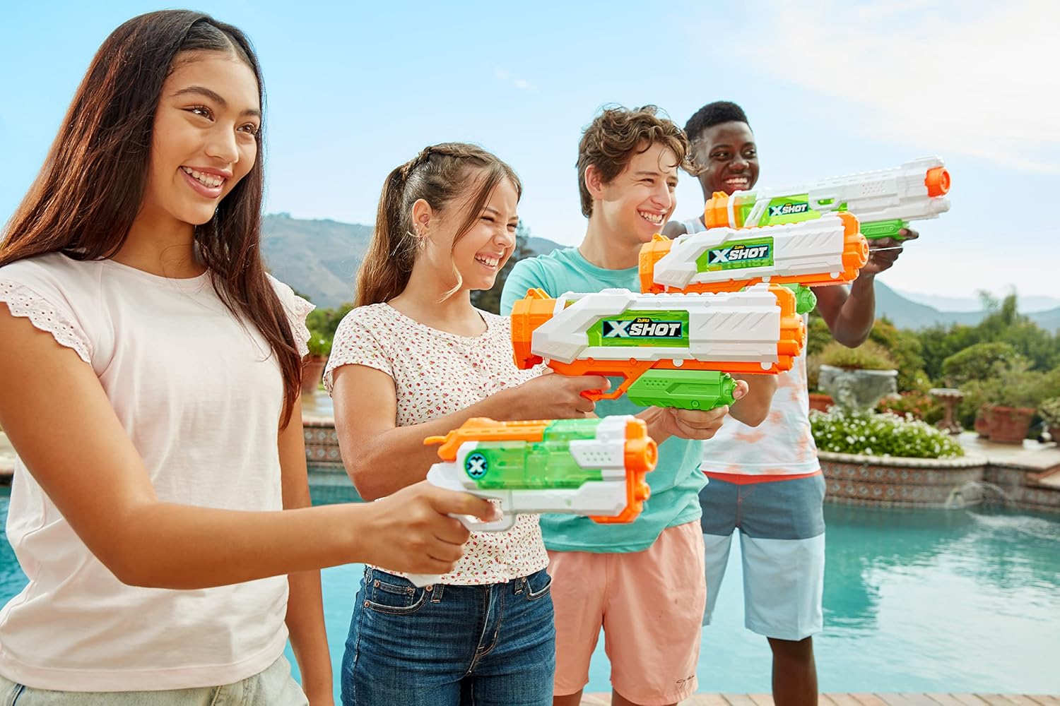 ZURU - XSHOT - Fast Fill - Micro - Water Blaster - Water Gun - Outdoor Play - Fast Fill - Shoots up to 8m - 56220-2023