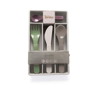 Dantoy - Green Garden Eco Cutlery Set, 17 Pieces, Multicoloured (XHP4730