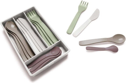 Dantoy - Green Garden Eco Cutlery Set, 17 Pieces, Multicoloured (XHP4730