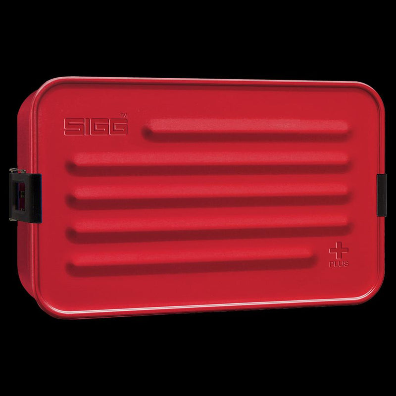 SIGG - Aluminium Lunchbox Plus S Red - With Food Separator - Award Winning - Dishwasher & Microwave Safe - Leakproof - Featherweight - BPA Free - Small