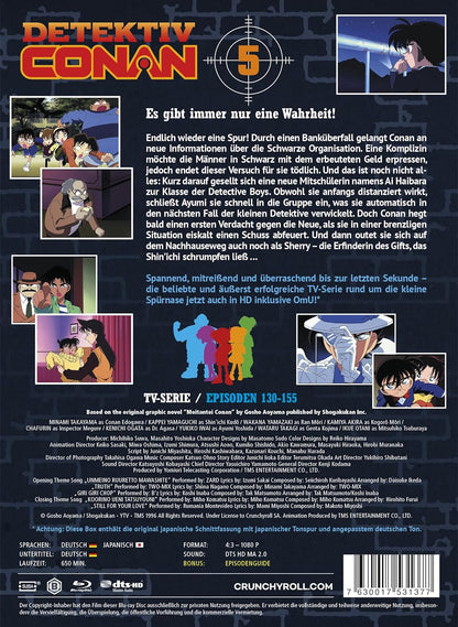 Detektiv Conan - TV-Serie - Blu-ray Box 5 (Episoden 130-155) (3 Blu-rays)