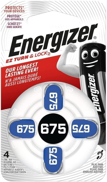 Luft-Batterie Pr44 1.4 V 4-Blister-Energizer