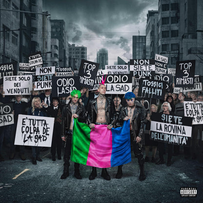 Odio La Sad - Green, Blue & Red