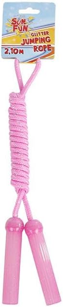 Glitter Jump Rope Toy Sun Fun 2.1m Multi Colors