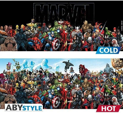 ABYstyle - Marvel - Color Change Mug with Heat - 460ml - Hero 1 Count (Pack of 1) Multi-coloured