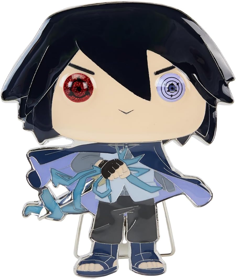Funko Large Pop Enamel Pin Boruto Next Generations Sasuke Uchiha Boruto Naruto Next Generations Spille Smaltate Spilla da Collezione Carina per gli Zaini & Borse Idea Regalo