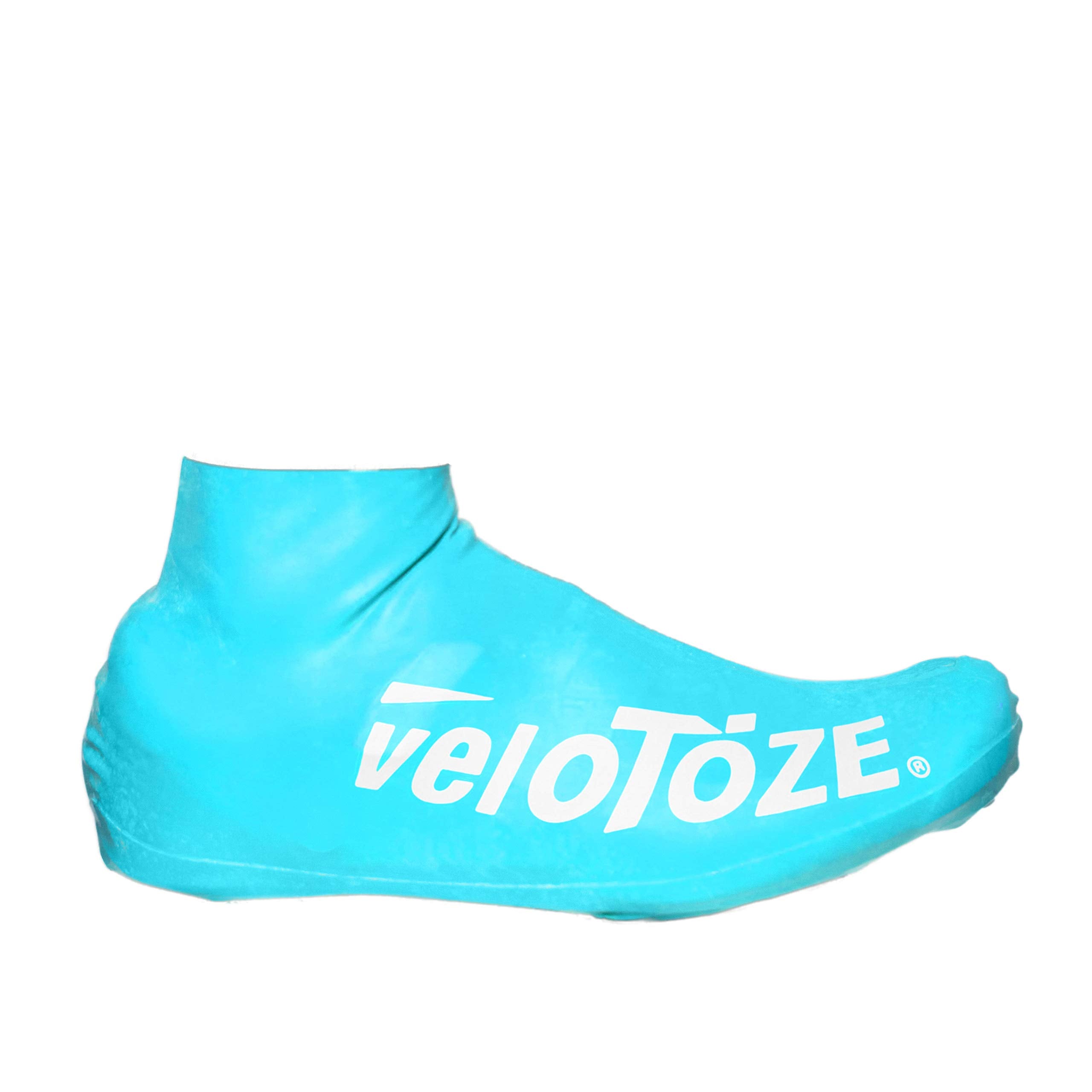 veloToze Kurzer 2.0-Schuhüberzug für Rennradschuhe, wasserdicht, winddicht, für Radtouren im Frühling, Herbst, Regen, kaltes Wetter – helle Farben machen Rennradausflüge sicherer