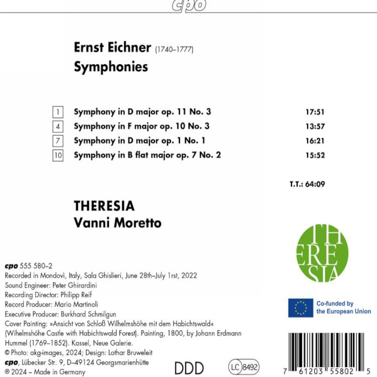 Ernst Eichner: Symphonies