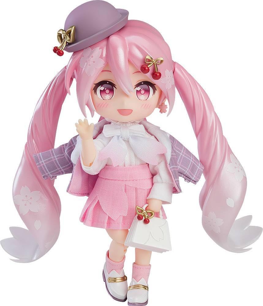 Good Smile Company Character Vocal Series 01: Hatsune Miku Figur Nendoroid Doll Sakura Miku: Hanami Outfit Ver. 14 cm