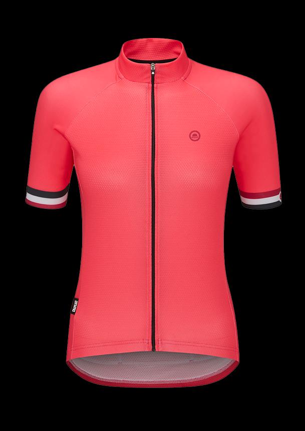 Chapeau! Ladies Club Jersey Logo Hot Coral XS