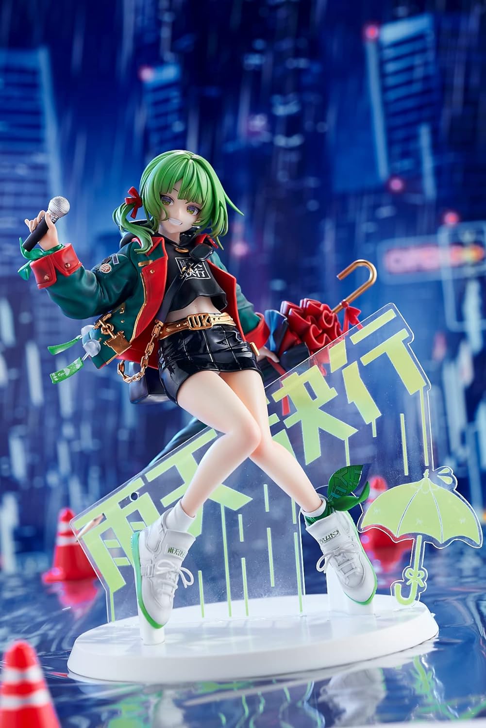 Original Design Art Pvc Statue 1/7 Siki Rain Or Shine 22 Cm