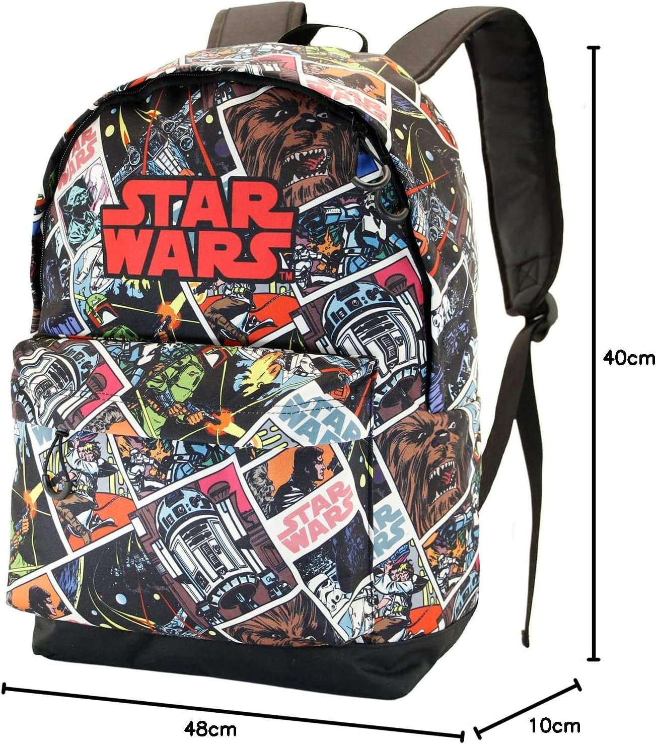 Star Wars Comic-Fan HS Backpack, Multicolour, 18 x 30 x 43 cm, Capacity 22 L