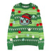 DIFUZED Bulbasaur Pokemon Christmas Jumper Jersey, Multicoloured, One Size