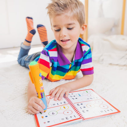 Learning Resources- Libro de Actividades del 11 al 10 y bolígrafo Interactivo Hot Dots, Incluye más de 60 Ejercicios, Regalos de los Numberblocks, 5+ años, Color Verde, Rojo, Talla única (EI-2551