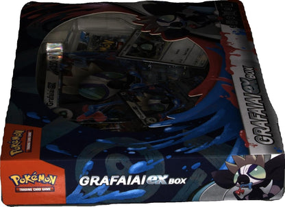 Pokémon TCG: Grafaiai ex Box (2 Foil Promo Cards, 1 Oversize Foil Card & 4 Booster Packs