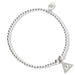 Harry Potter - Ball Bead Bracelet with Deathly Hallows Charm and Crystal elements