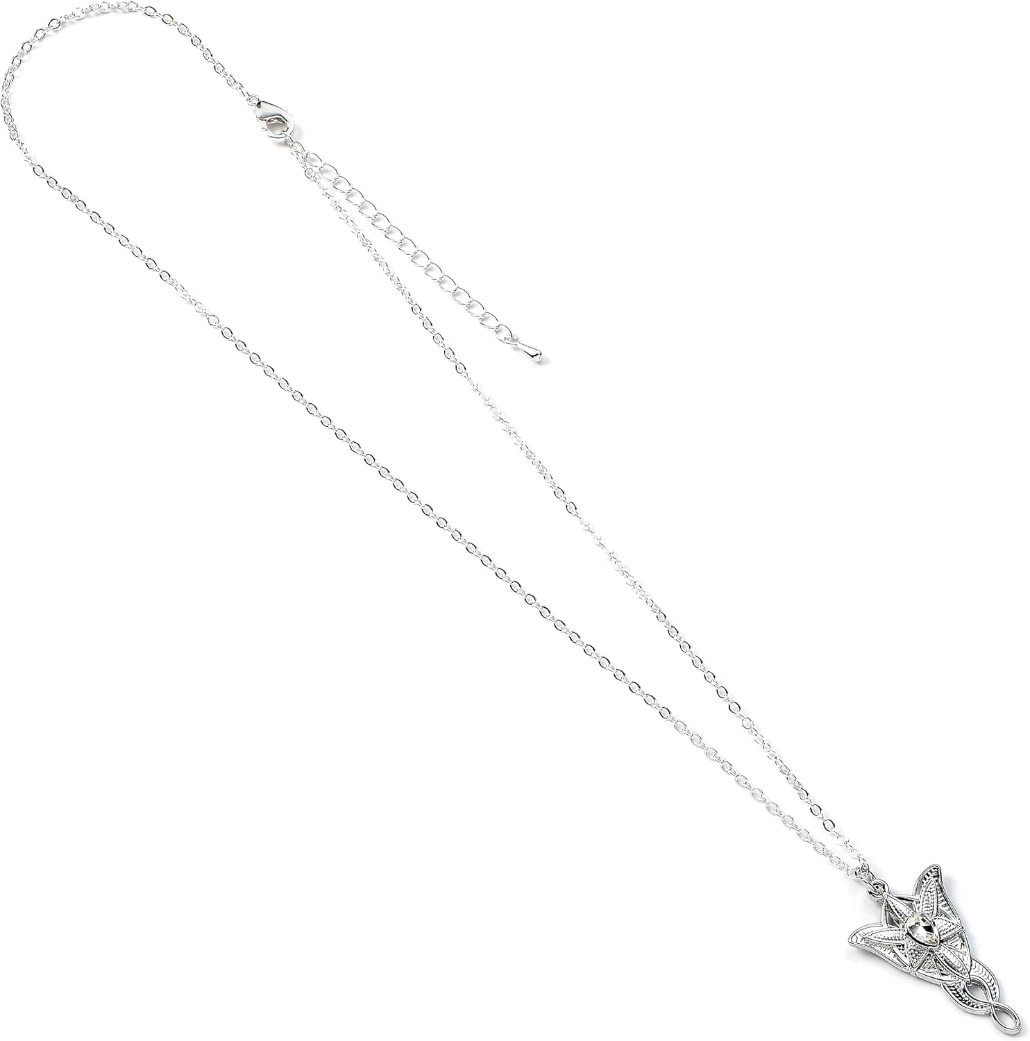 The Lord of The Rings Evenstar Halskette, Einheitsgröße, Zink, The Lord of The Rings Collana Evenstar, Misura unica, Zinco, Argento, LRN00003, The Lord of The Rings Evenstar LRN00003 Collier Argenté, taille unique, Zinc, The Lord of The Rings Evenstar Nec