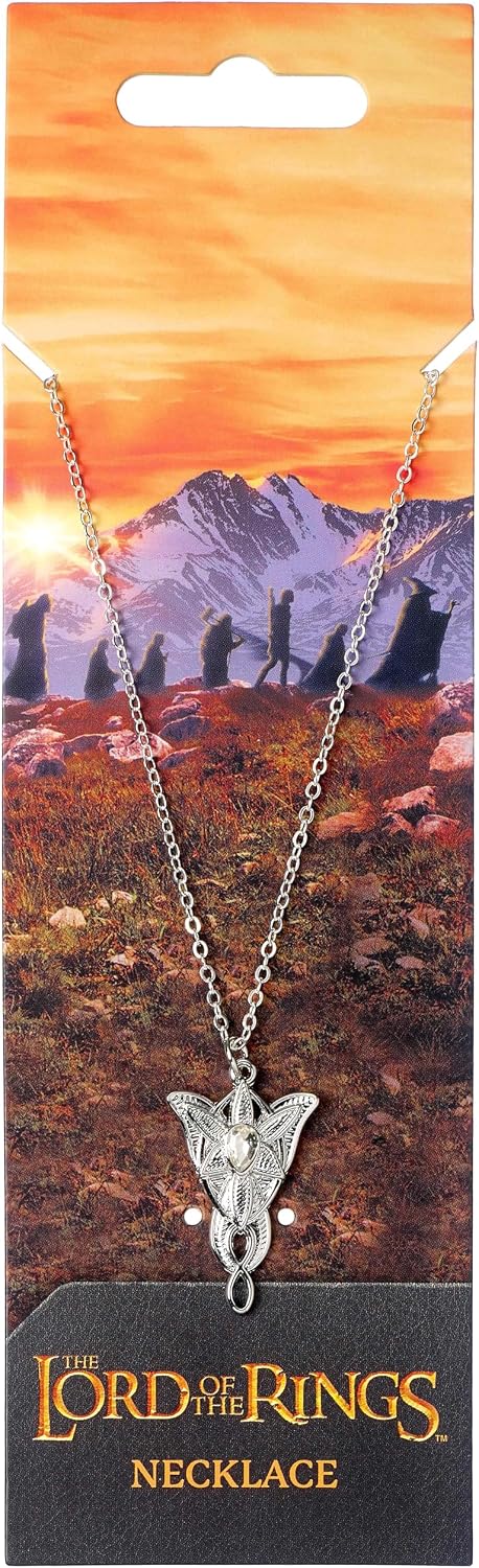 The Lord of The Rings Evenstar Halskette, Einheitsgröße, Zink, The Lord of The Rings Collana Evenstar, Misura unica, Zinco, Argento, LRN00003, The Lord of The Rings Evenstar LRN00003 Collier Argenté, taille unique, Zinc, The Lord of The Rings Evenstar Nec