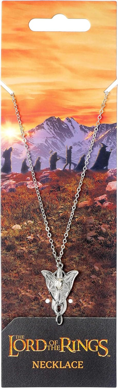 The Lord of The Rings Evenstar Halskette, Einheitsgröße, Zink, The Lord of The Rings Collana Evenstar, Misura unica, Zinco, Argento, LRN00003, The Lord of The Rings Evenstar LRN00003 Collier Argenté, taille unique, Zinc, The Lord of The Rings Evenstar Nec