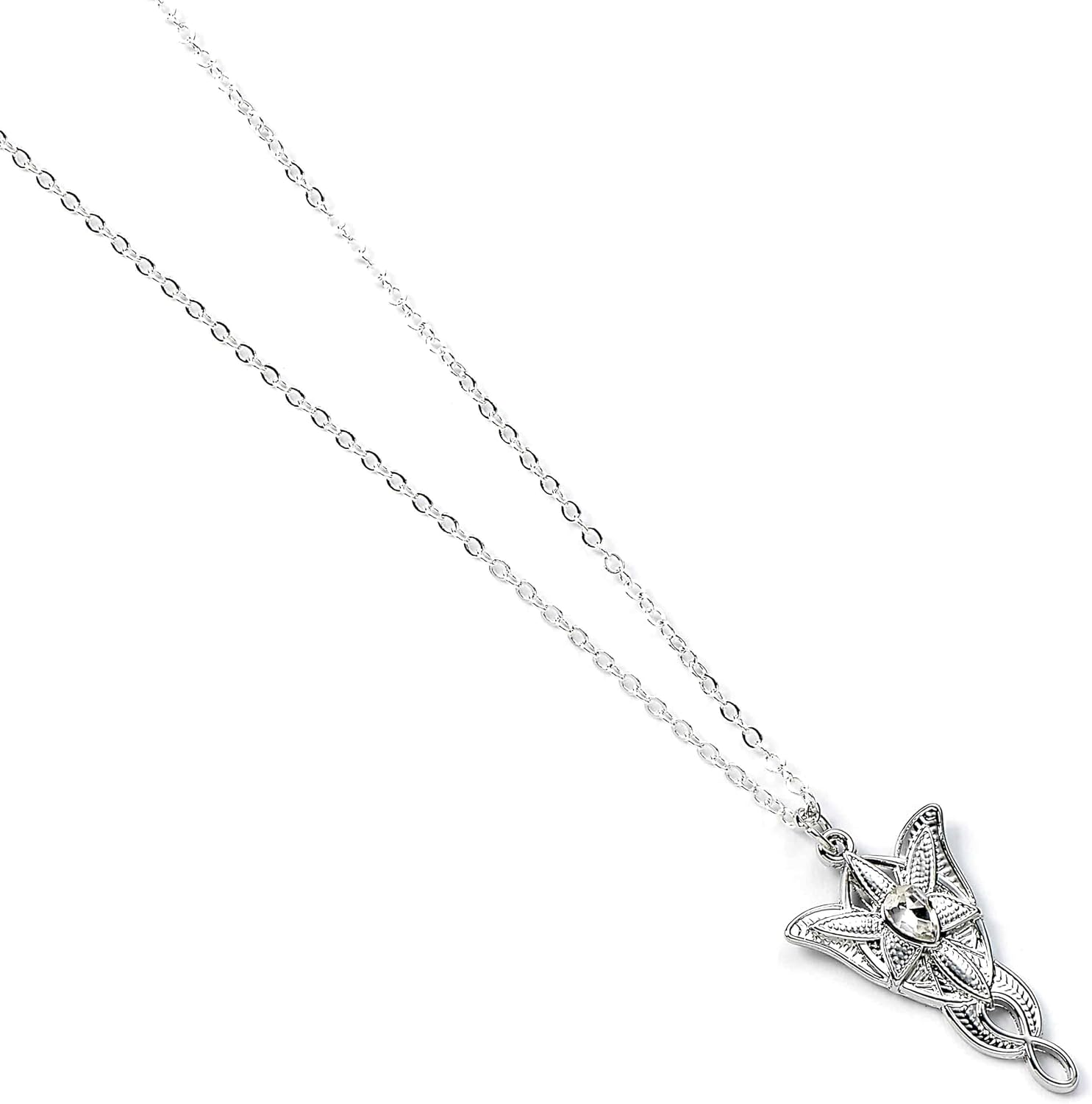 The Lord of The Rings Evenstar Halskette, Einheitsgröße, Zink, The Lord of The Rings Collana Evenstar, Misura unica, Zinco, Argento, LRN00003, The Lord of The Rings Evenstar LRN00003 Collier Argenté, taille unique, Zinc, The Lord of The Rings Evenstar Nec