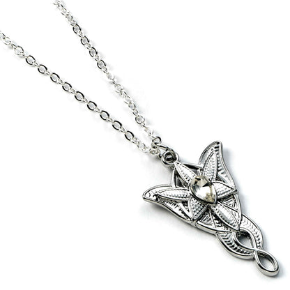 The Lord of The Rings Evenstar Halskette, Einheitsgröße, Zink, The Lord of The Rings Collana Evenstar, Misura unica, Zinco, Argento, LRN00003, The Lord of The Rings Evenstar LRN00003 Collier Argenté, taille unique, Zinc, The Lord of The Rings Evenstar Nec