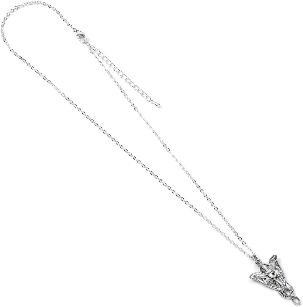 The Lord of The Rings Evenstar Halskette, Einheitsgröße, Zink, The Lord of The Rings Collana Evenstar, Misura unica, Zinco, Argento, LRN00003, The Lord of The Rings Evenstar LRN00003 Collier Argenté, taille unique, Zinc, The Lord of The Rings Evenstar Nec