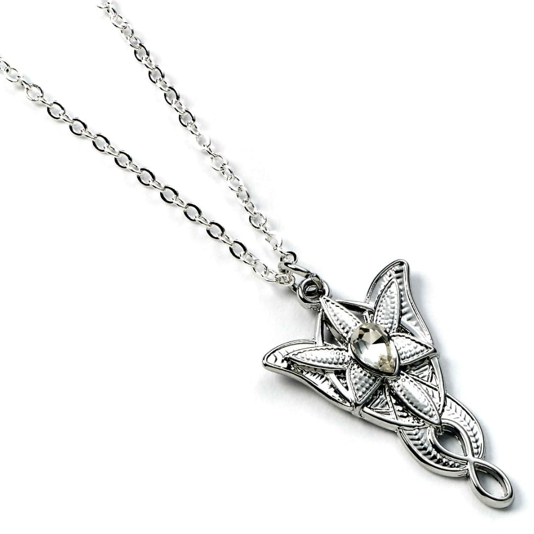 The Lord of The Rings Evenstar Halskette, Einheitsgröße, Zink, The Lord of The Rings Collana Evenstar, Misura unica, Zinco, Argento, LRN00003, The Lord of The Rings Evenstar LRN00003 Collier Argenté, taille unique, Zinc, The Lord of The Rings Evenstar Nec