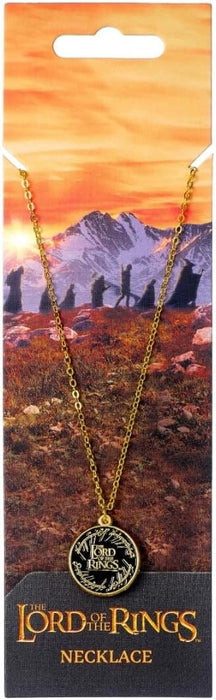 The Lord of The Rings Logo Necklace, Silver, LRN00004