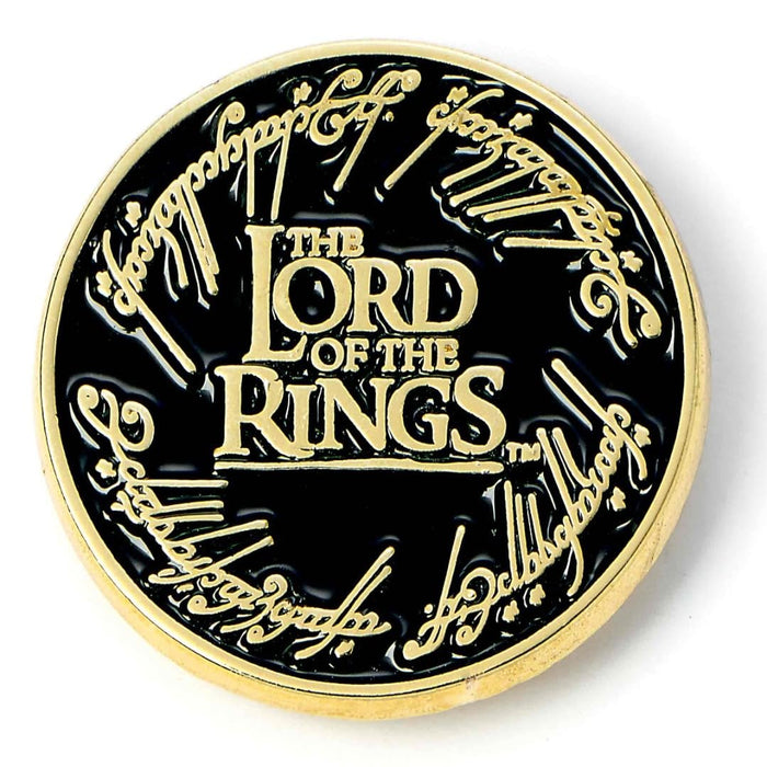 The Lord of The Rings Logo Pin Badge, Black, LRPB0004