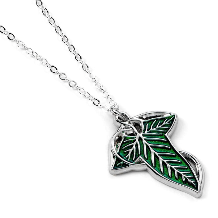 The Lord of The Rings The Leaf of Lorien Necklace, Silver, LRN00005