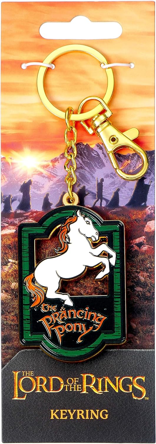 The Lord of The Rings Prancing Pony Pub Sign Keyring