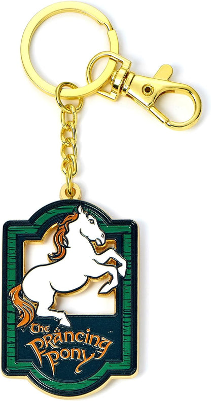 The Lord of The Rings Prancing Pony Pub Sign Keyring