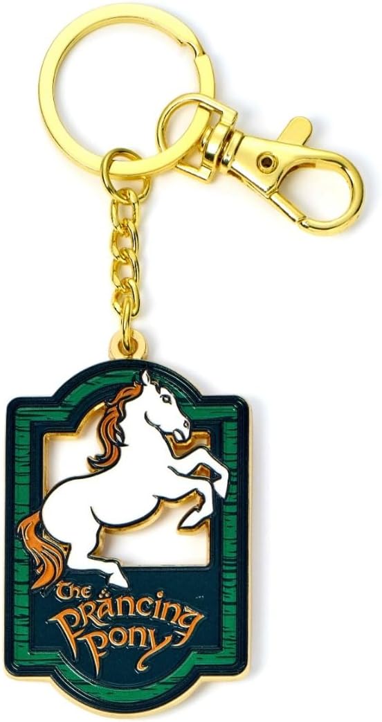 The Lord of The Rings Prancing Pony Pub Sign Keyring