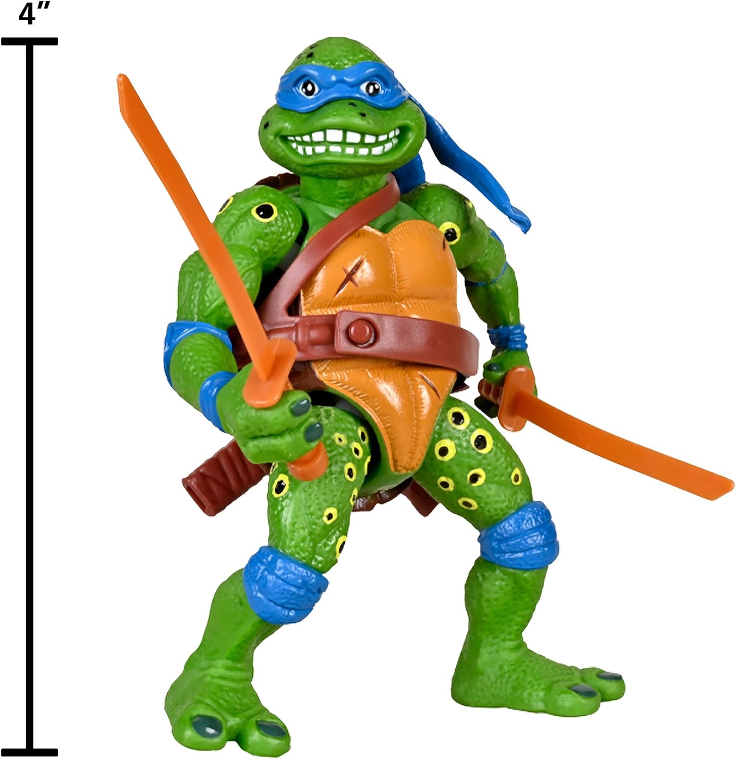 TMNT CLASSIC 1991 Movie Star Turtle Leo in special movie styling package with signature weapon accessories. Ideal present for Turtles Fans!